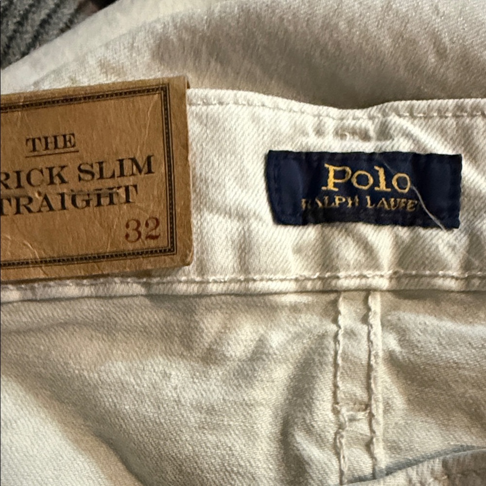 Polo Ralph Lauren Varick Slim Straight Stretch Jean Stone Stretch 33 x 32 Nwt - Picture 10 of 11